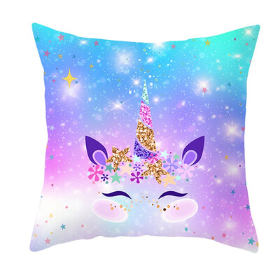 

26 Pattern Fashion 1818 Cartoon Cute Unicorn Cushion Cover Pillow Case Home Sofa Decor