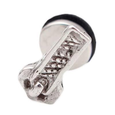 

Jewelry Unisex Perfect Punk Body Earrings Pretty Individual Zip Piercing Zipper
