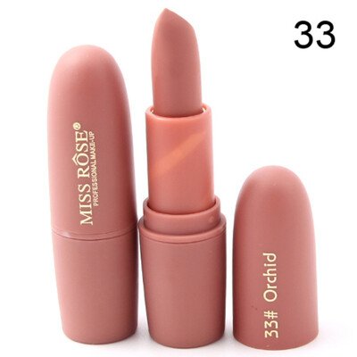 

Natural Sexy Red Lips Matte Velvet Lipstick Pencil Cosmetic Long Lasting Makeup Nude Brown Matte Lipstick Hot Sale