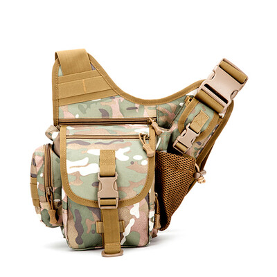 

Outdoor Small Satchel Backpack Multifunctional Wear-resistant Backpack Riding Bag Tactics Camouflage Cycling Bag