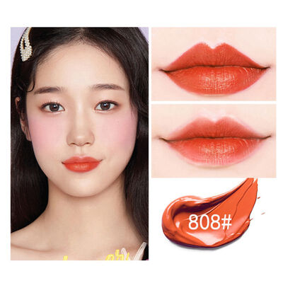 

6 Color Sexy Velvet Matte Lipstick Smooth Lip Stick Lasting Moisturizing Easy To Color Lipstick