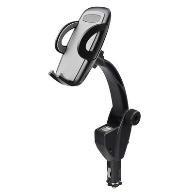 

Dual USB Ports Car Cigarette Lighter Charger MountHolder Phone Stands For Cell Phone GPS For iPhone For Xiaomi For huawei