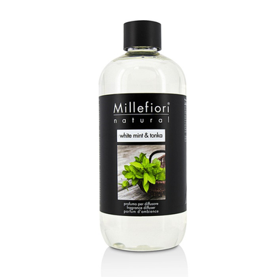 

MILLEFIORI - Natural Fragrance Diffuser Refill - White Mint & Tonka 500ml169oz