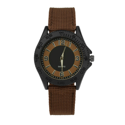 

〖Follure〗New Men Watch Retro Design Nylon Band Analog Alloy Quartz Wrist Watch