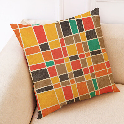 

〖Follure〗Cotton Linen Square Home Decorative Throw Pillow Case Sofa Waist Cushion Cover
