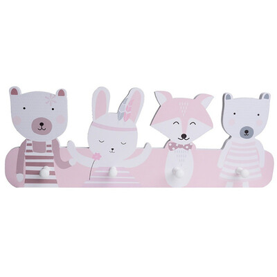 

Home Decoration Handmade Children Room Wall Hanging Cute Concise Cloth Hat Wall Mounted Rack Storage Rack