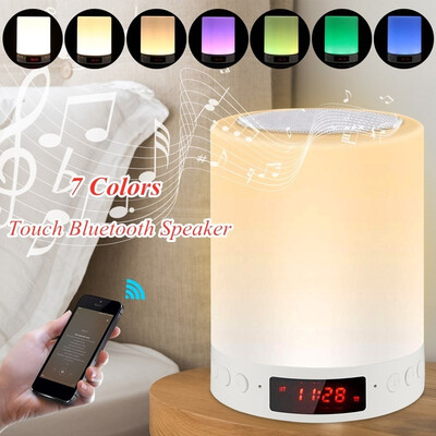 

Willstar Newest Wireless Bluetooth Colorful Light Touch Speaker Smart Night Light