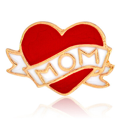 

Trendy Enamel Brooches Cartoon Heart Flower Rose Skull Finger Muslim Badges Brooches Pins