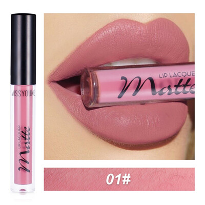

9 Colors Matte Velvet Lip Gloss Lipstick Makeup Cosmetics Waterproof Long-lasting Moisturizer Lipgloss