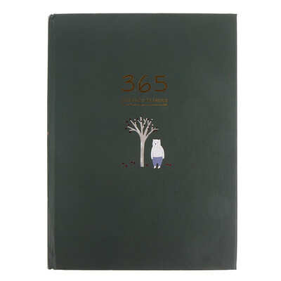 

365 Days Personal Diary Planner Hardcover Notebook Diary Office Weekly Schedule Cute Korean Stationery