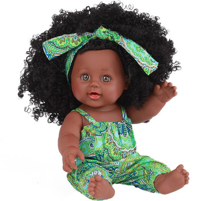 

〖Follure〗Black Girl Dolls African American Play Dolls Lifelike 12 inch Baby Play Dolls