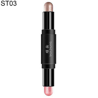 

3g Double Head Eyeshadow Pencil Shimmers Long-lasting Makeup Matte Highlighter