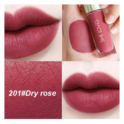

Matte Lip Gloss Non-stick Cup Waterproof Long-lasting Easy To Color Matte Liquid Lipstick