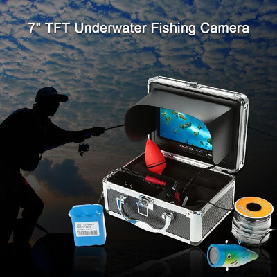 

7" TFT LCD Monitor 800TVL Portable Night Vision IR LED Light Control Fish Finder Underwater Fishing Camera with 30M 50M Cable