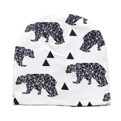 

Baby Hat Cartoon Print Cotton Knit Baby Cap Cotton Autumn Winter Newborn Boys Girls Hats Fashion Cute Toddler Cap 0-3 Y 25A