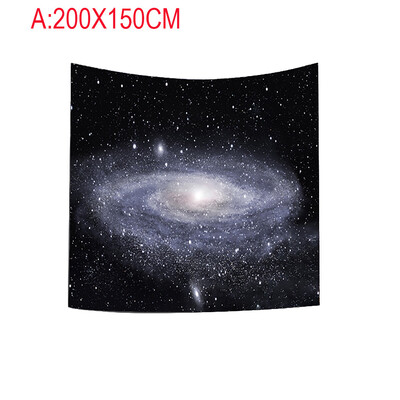 

Toponeto Solar System Planet Moon Fabric Wall Tapestry Home Decor