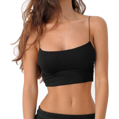 

Camisole Female Solid Color Short Paragraph Umbilical Backless Summer New Style Simple And Sexy Slim Slim Material Comfortable