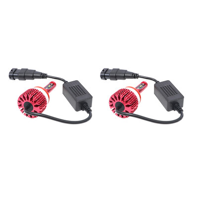 

2Pcspair X9 H11 6000K White LED Headlight Auto Styling 50W Car Bulbs with Cooling Fan