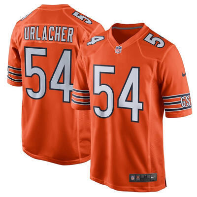 

Youth Football Jersey Chicago Bears Brian Urlacher Orange Alternate Retired Player Game Jersey