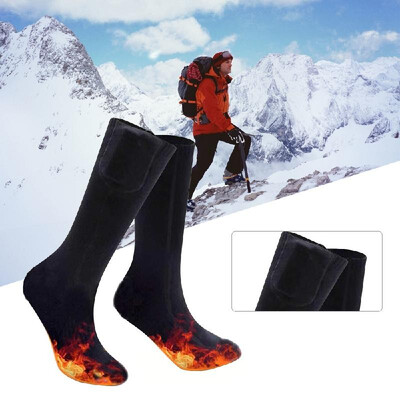 

Dry battery box electric socks heating socks black