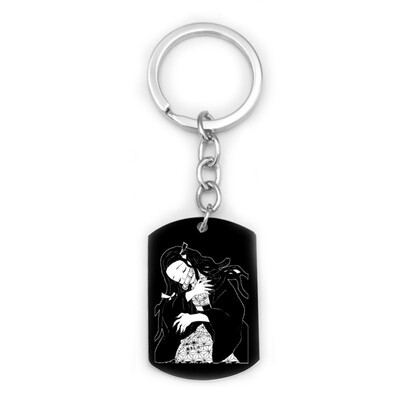 

CAR-TOBBY Anime Keychain Cartoon Figure Metal Keychain