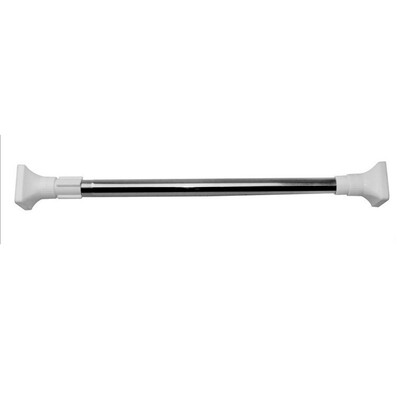 

Bathroom Shower Curtain Telescopic Rod Racks Adjustable Extension Rod for Bathroom Window Closet