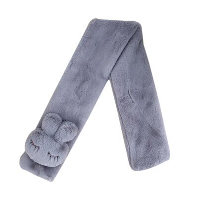 

Fashion Kids Plush Scarves Baby Girls Boys Scarves Cute Cartoon Warm Winter Soft Shawl Wrap For Children