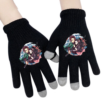 

Winter Knit Gloves Warm Thermal Soft Elastic Anti-Slip Glove