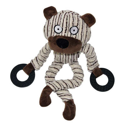 

3 Colors Gnawing Dog Toys Corduroy Animals Pet Toys Durable 100 Natural Cotton Plush Chewing Toys For Dogs