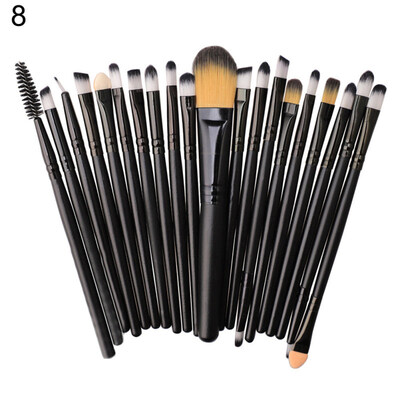 

20Pcs Makeup Brushes Cosmetics Tools Face Eyeshadow Eyeliner Lip Applicators