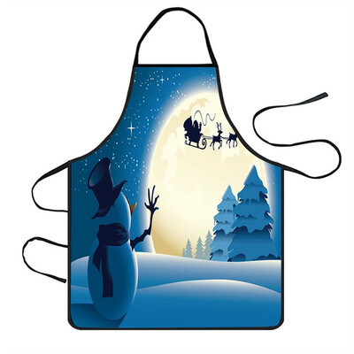 

Toponeto Christmas Decoration Waterproof Apron Kitchen Aprons Dinner Party Apron