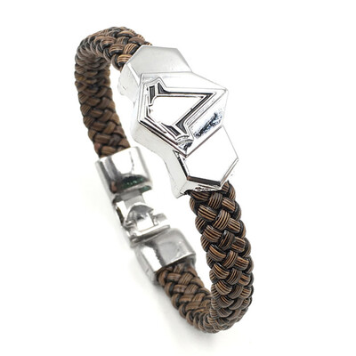 

Chic Alloy Bangle Weave Wristband Game Bracelet Cosplay Popular