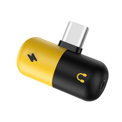 

Type-C to 35 mm Earphone Jack Adapter 2 in 1 USB C Audio Cable Converter Charging Splitter Headphone Adapter