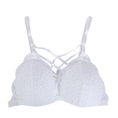 

Women Lace Padded Bra Sexy Lace Up Bralette Lingerie Ladies Underwear Brassiere