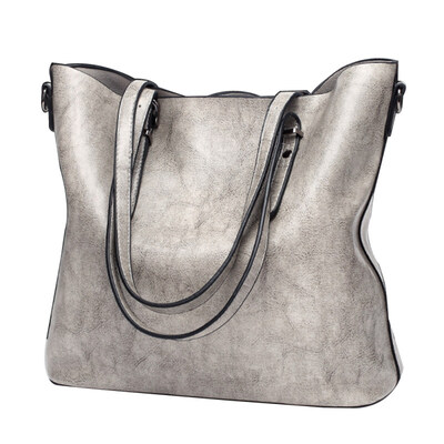 

Retro Women Solid Color Large Capacity Crossbody Shoulder Bag Tote Storage Pouch