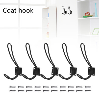 

510Pcs Vintage Antique Wall Door Hooks For Clothes Coat Hat Bag Towel Bath Hanger
