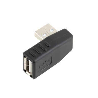 

Right Angle 90 Degree USB 20 A Male to Female Adapter Connecter Converter for Laptop PC