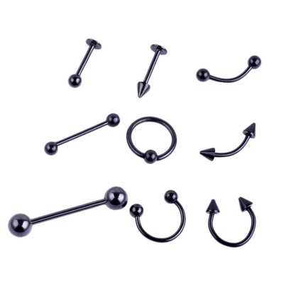 

Punk Clip On Fake Nose Piercing Hoop Ring Lip Earring Navel Ring Body Belly