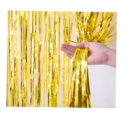 

2m Rainbow Backdrop Foil Curtains Photography Background Supplies Birthday Party Decoration Adult Christmas Decorations For Home