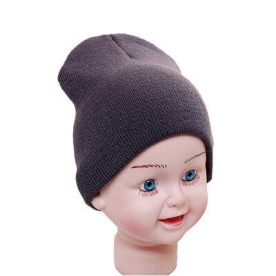 

Kids Hat Winter Warm Baby Hat Knitted Boy Girl Kids Toddler Infant Cap Beanie Candy Color
