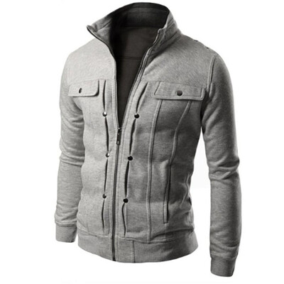 

Gobestart TOP Fashion Mens Slim Designed Lapel Cardigan Coat Jacket
