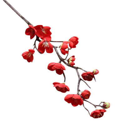 

JPGIF Artificial Silk Fake Flowers Plum Blossom Floral Wedding Bouquet Party Decor HOT