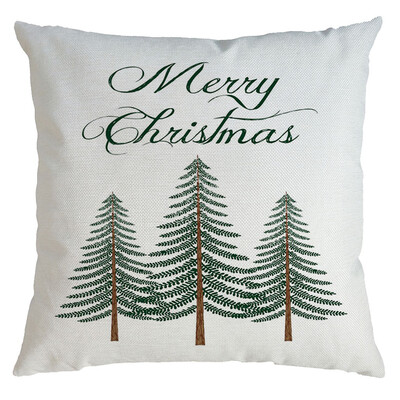 

Siaonvr Christmas Pillow Cover Pillowcases Decorative Sofa Cushion Cover 45x45cm
