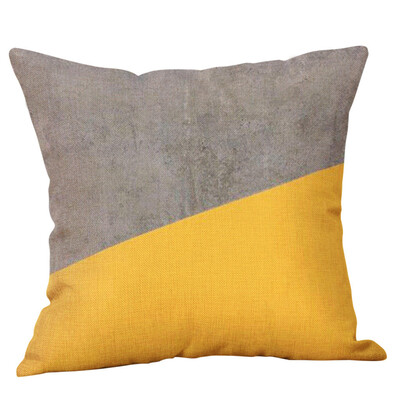 

〖Follure〗Mustard Pillow Case Yellow Geometric Fall Autumn Cushion Cover Decorative