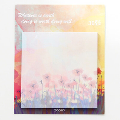 

Creative Oil Painting Paper Memo Pad Planner Paper Sticky Notes