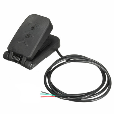 

1pc Universal E-Bike Scooter Plastic Black Foot Throttle Accelerator Pedal Parts