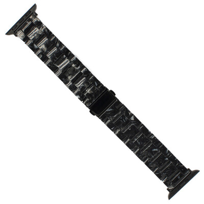 

〖Follure〗Luxury Crystal Resin Bling Agate Beads Watch Band Wrist Strap For Iwatch 38MM