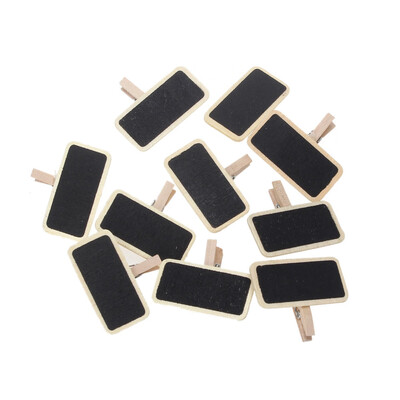 

Gobestart 10PCS Mini Rectangle Clip Label On Blackboard Chalkboard