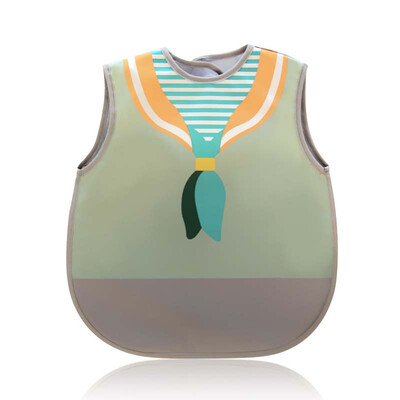 

Cute Baby Supplies 0-3T Waterproof Flower Cartoon Print Saliva Reusable Dark Buckle Feeding Bib
