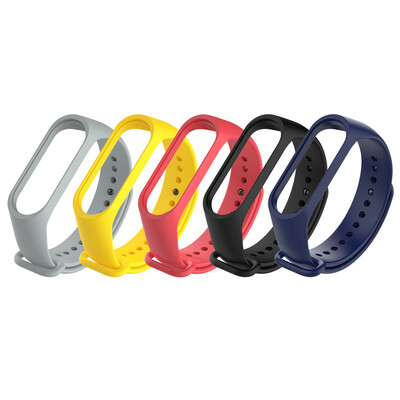 

〖Follure〗Replacement Silica Gel Wristband Band Strap For Xiaomi Mi Band 34 Bracelet 5PC